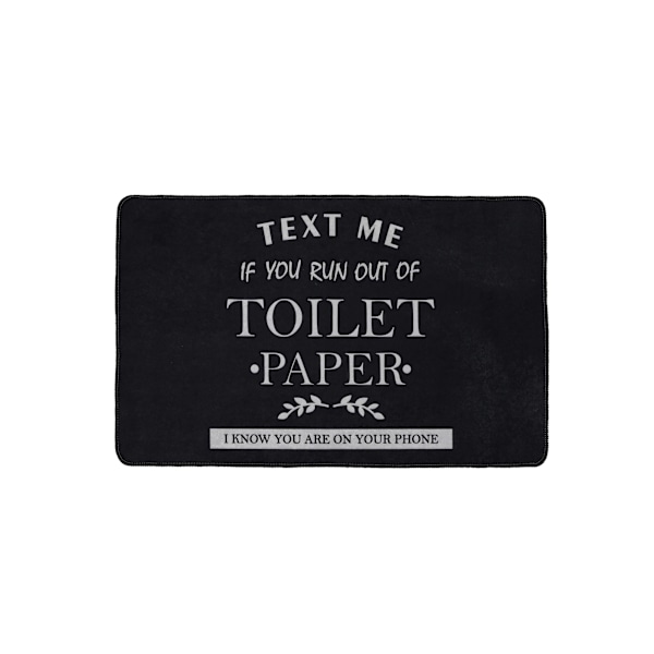 Bathmat WC - musta