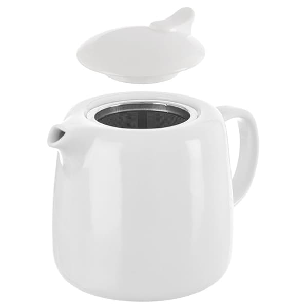 Porcelæns tekande med infuser, 650 ml kapacitet