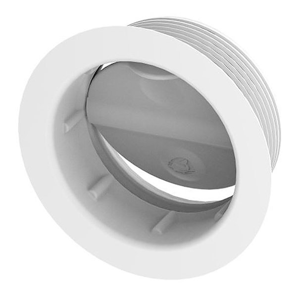 Justerbart ventilationsgitter, 65 mm, hvid