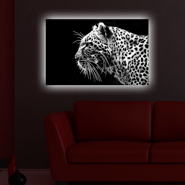 Dekorativ LED-belyst canvasmålning 4570DACT-44