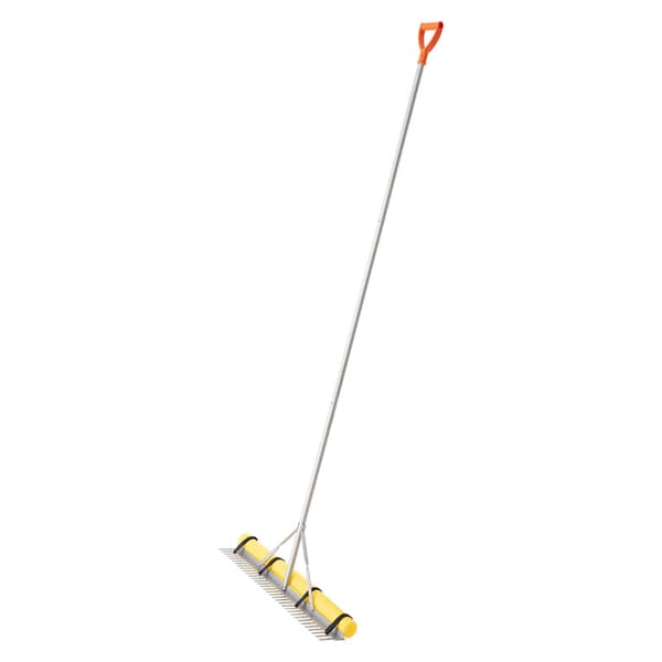 Landskabsrive, 91 cm hoved, 283 cm håndtag, reb