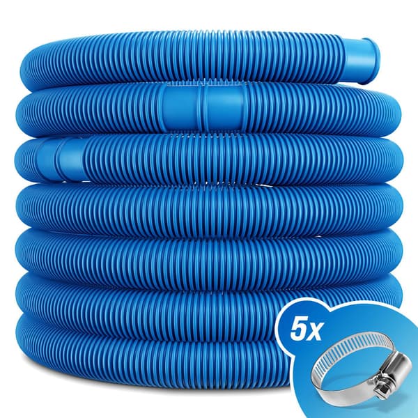 Poolslang 38mm x 10m – Flexibel, UV-resistent