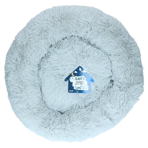 Let&#039;s Sleep Donut 60 cm Vaaleanharmaa