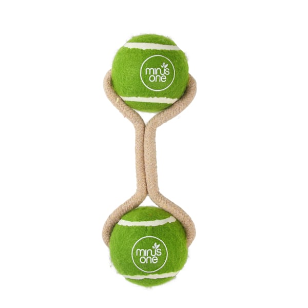Minus One Dog Tennis Ball Rep Toy Double Meadow