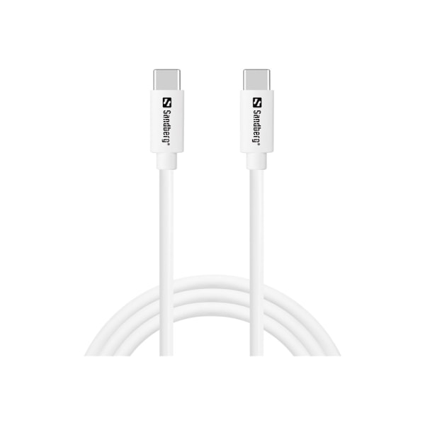 Sandberg - USB-kabel - 24 pin USB-C (han) til 24 pin USB-C (han) - USB 3.1 Gen 1 - 1 m