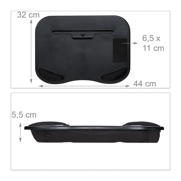 Kneepad Laptop svart