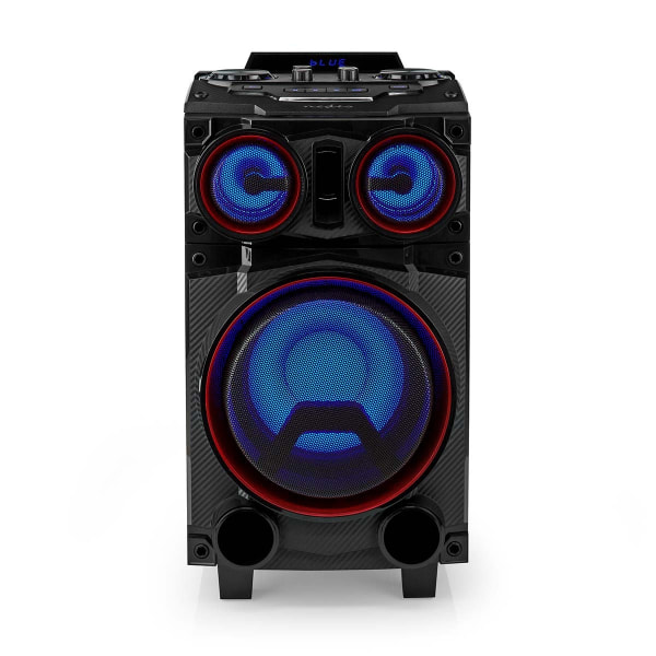 Bluetooth® Party Speaker | Maximal batteritid: 6.5 timmar | 120 W | Bärhandtag | Festljus | Equalizer | Svart