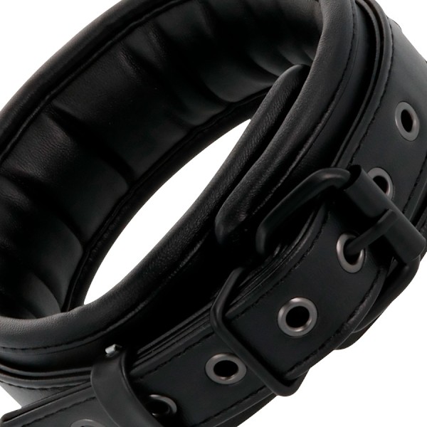 Darkness - Svart halsband med kedja