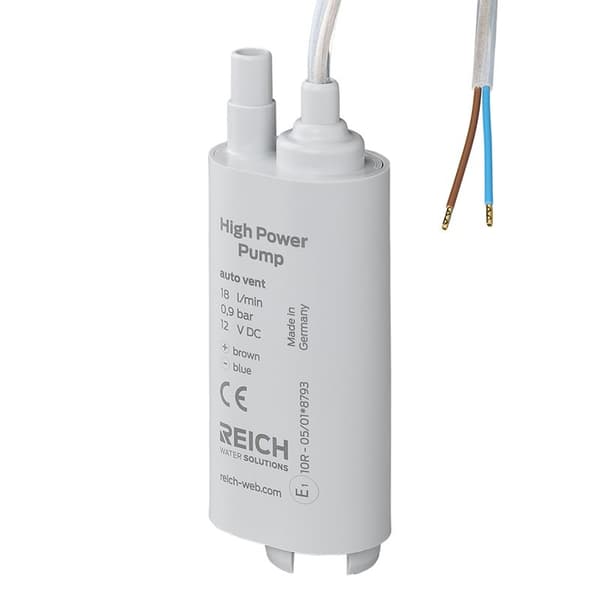 Dränkbar vattenpump 12V, 18L/min, ventilationsfunktion