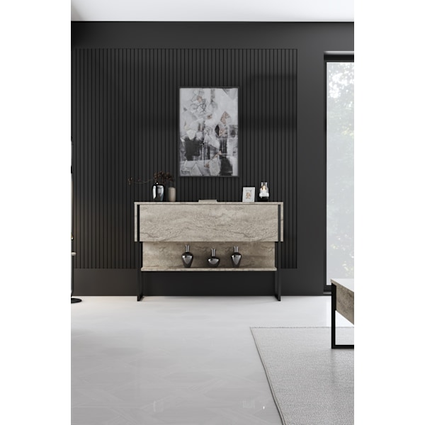 Dresser Luxe - Travertin, Svart