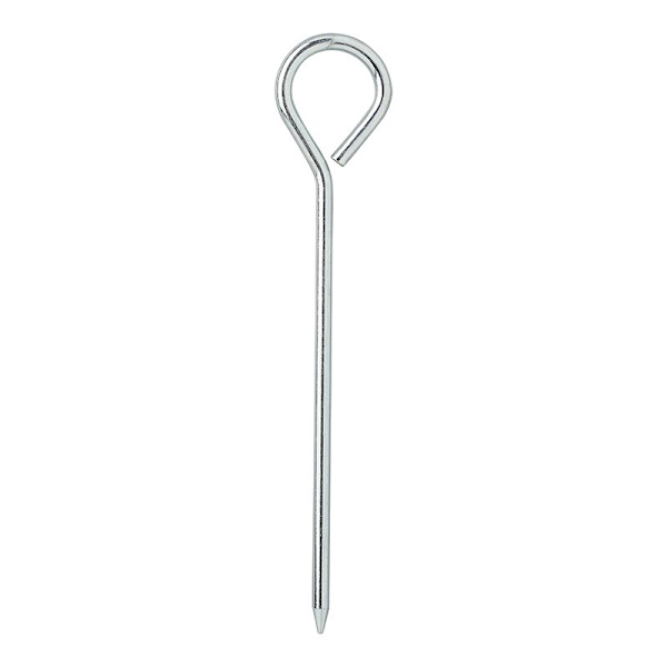 Tentpeg 19cm alumiinia silmällä 10 kpl polybagissa