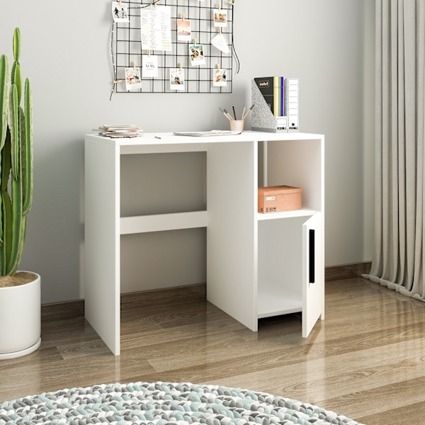 Study Desk Kuzey - Hvid