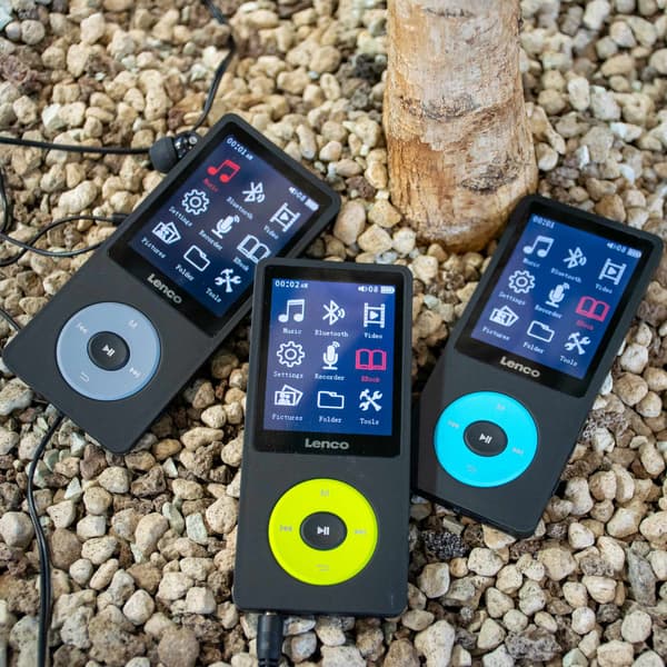 MP3/MP4-spelare med Bluetooth, 8 GB minne, svart