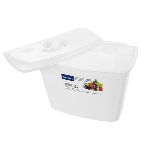 Køkkendørmonteret affaldsspand, 4L, Hvid