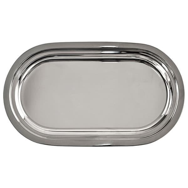 Oval serveringsbakke til sandwich, snacks og kager
