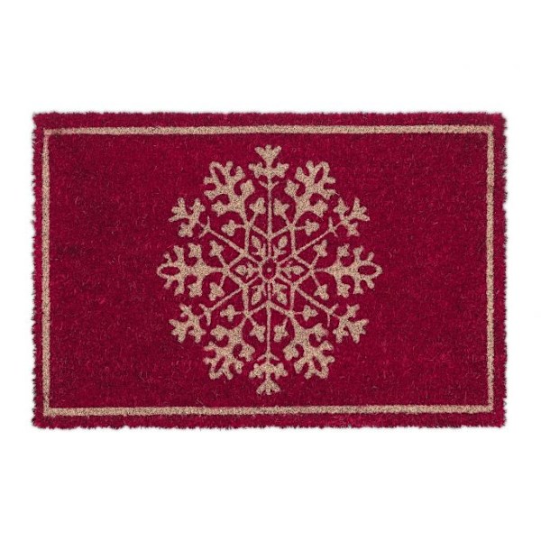 Kokos dörrmatta "Snöflinga