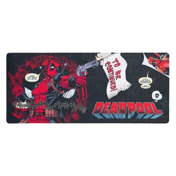 Deadpool spillebordsmåtte, stor størrelse, slidstærkt materiale