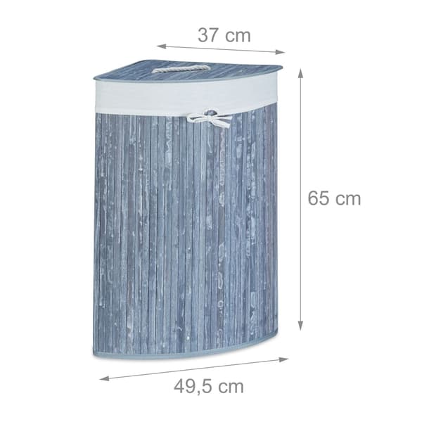 Tvättkorg hörn bambu