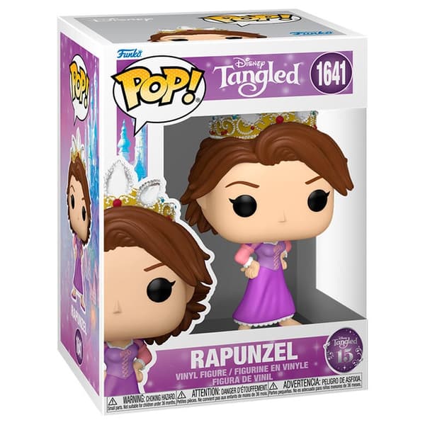 Sammenfiltret Rapunzel dukke med langt hår og tilbehør