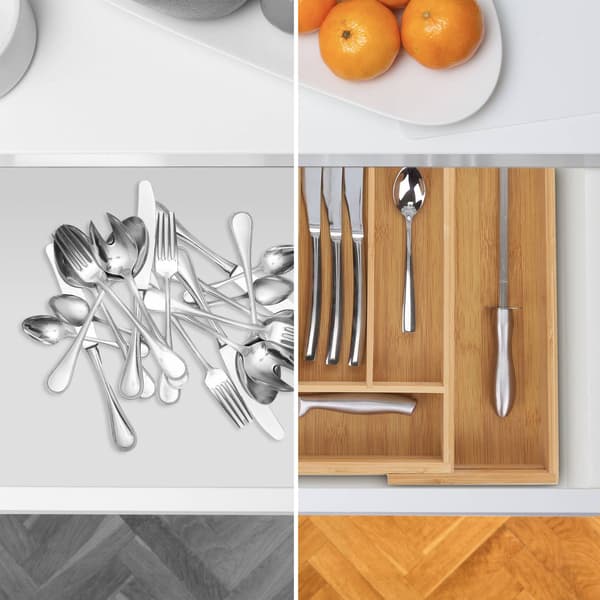 Bestikkasse af bambus kan forlænges