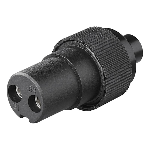Plugg 2-polig PVC