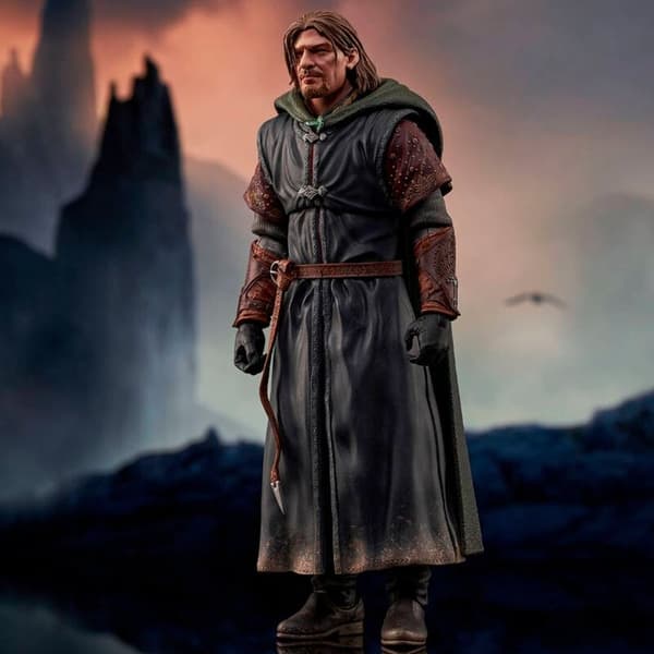 Ringenes Herre Boromir Deluxe figur, 18 cm samleobjekt