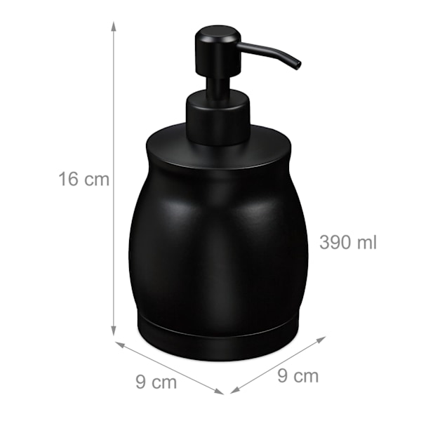 Tvålpump i rostfritt stål 390 ml