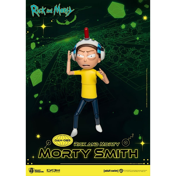 Rick og Morty Dynamic 8ction Heroes Action Figur 1/9 Morty Smith 23 cm