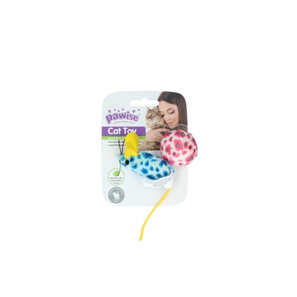Pawise Cat Toy - Möss &amp; Boll