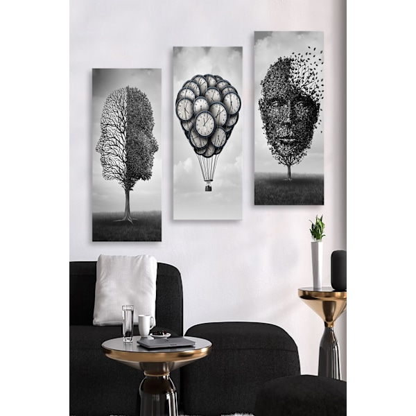 Dekorativ MDF-målning (3 delar) MDF0006