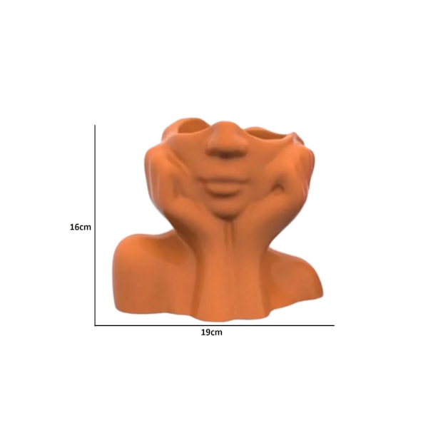 Vase Iskandinav Layd - Orange