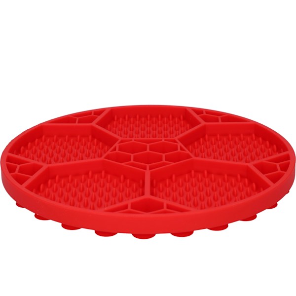 Syö Slow Live Long Lick Mat Voetbal Blauw