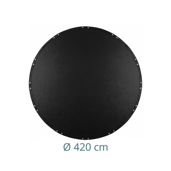 Runt poolöverdrag, UV-beständig PE, 420–720 cm