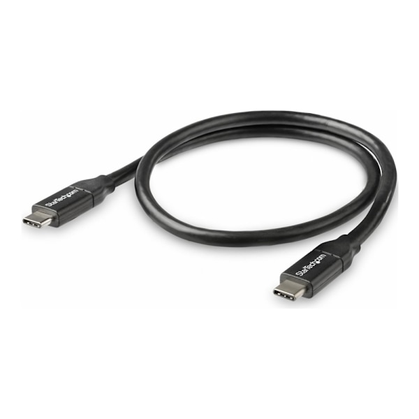 StarTech.com USB C to USB C Cable - 1.5 ft / 0.5m - 5A PD - White - USB 2.0 - USB-IF Certified