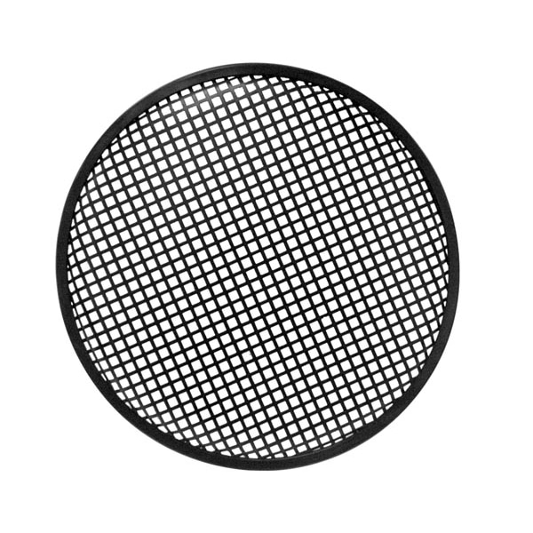 15" sort metal højttalergitter