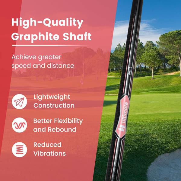 Dam 12" 460cc golfdriver, grafitskaft, huvudskydd