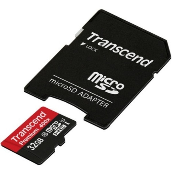 Transcend 32 GB microSDHC Class 10 UHS-I 400x minneskort