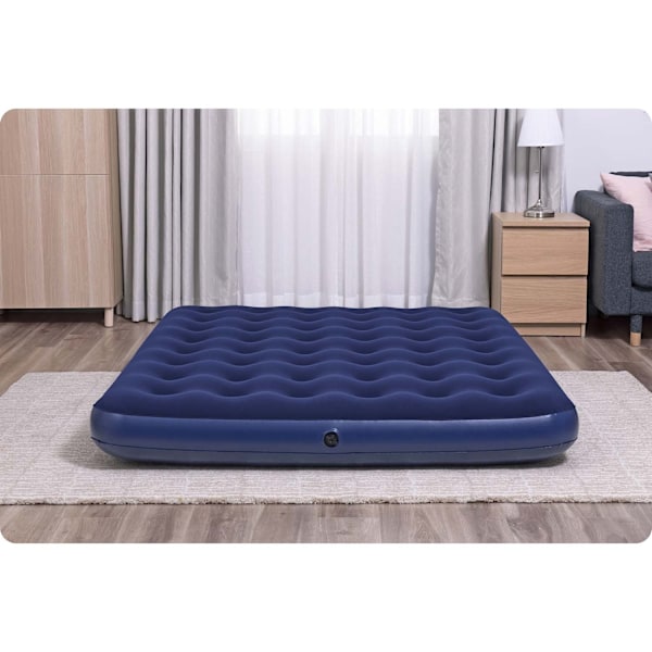 Uppblåsbar madrass 203x152x22 cm med kolvpump Bestway 67003