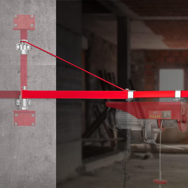 Elektrisk lyftarm, 600 kg, 180 svängbart stål