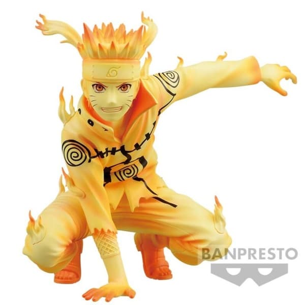 Naruto Shippuden Panel Brille Naruto Uzumaki figur 9cm