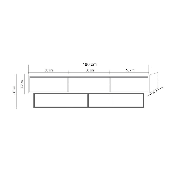 TV stativ Milo 180