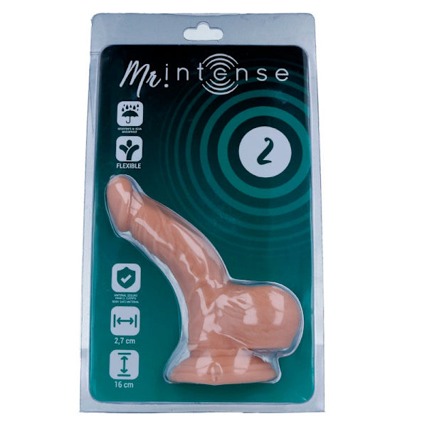 Mr Intense - 2 Realistisk Pik 16 Cm -O- 2,7 Cm