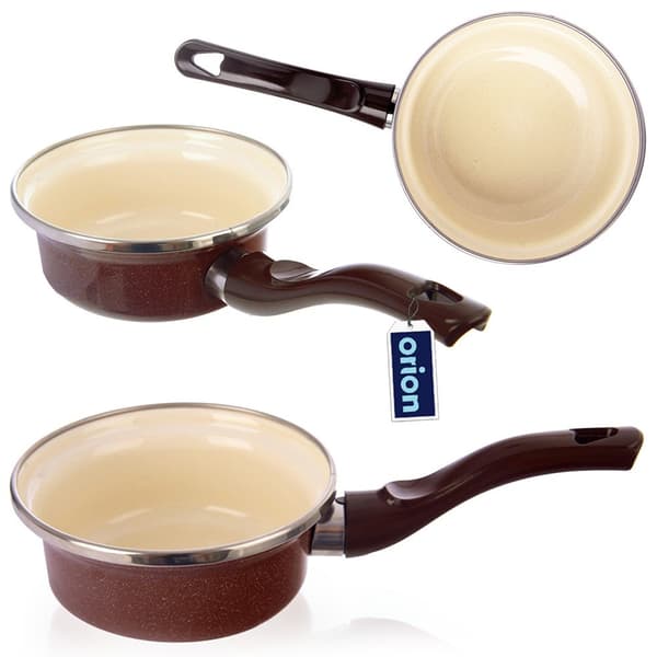 BRUN emaljerad kastrull 12 cm, 350 ml