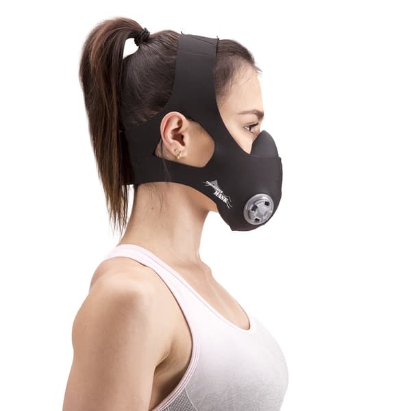 Performance Mask, Helansikte, Andas, Svart