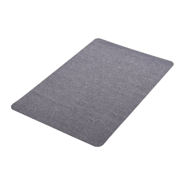 Stolmåtte 90 x 135 cm til hårde gulve, skridsikker polyester