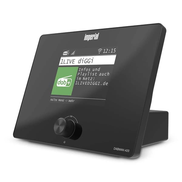 Kompakt hybridradio med Bluetooth, DAB+, FM och internet