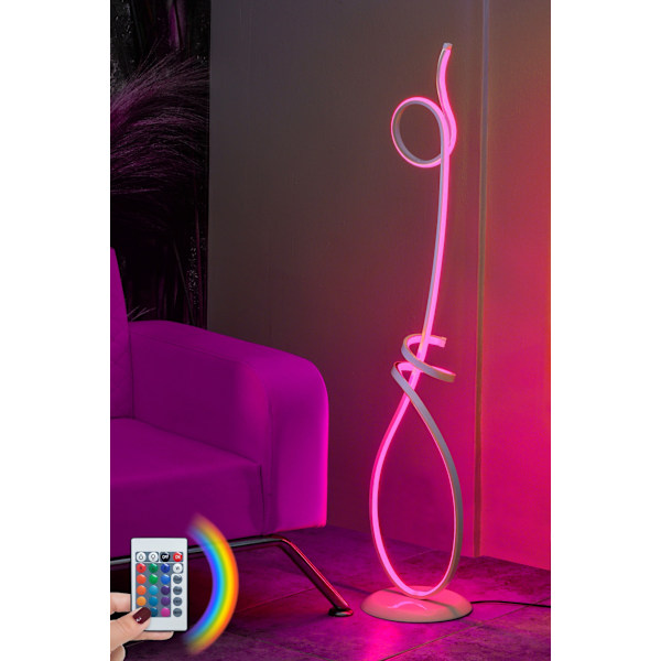 Gulvlampe Picasso Hvid - Flerfarvet