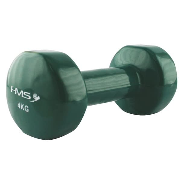 Vinyldoppningshantel 4 kg – halkfritt grepp