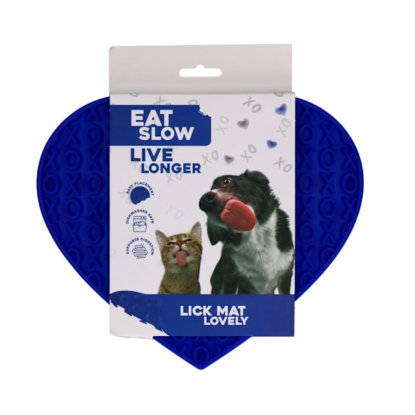 Ät Långsamt Lev Längre Lick Mat Lovely Blue