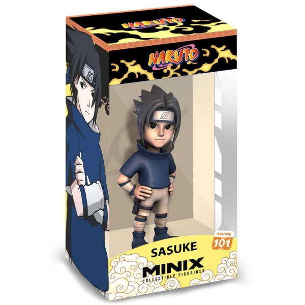 Naruto Shippuden Sasuke Uchiha Minix figur 12 cm